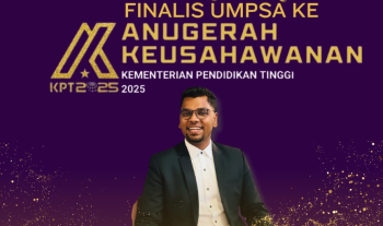 Syabas kepada finalis Sudhish Rao A/L Narasinga Rao (Vortex Resources) – Kategori B: Perusahaan Pelajar Terbaik dari FTKEE UMPSA